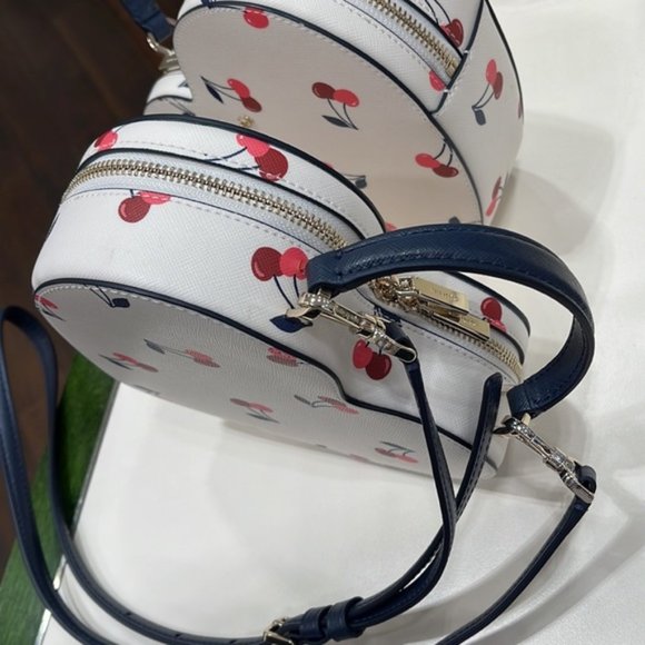Kate Spade Love Shack Cherry Heart Crossbody Cream Multi - Picture 16 of 16